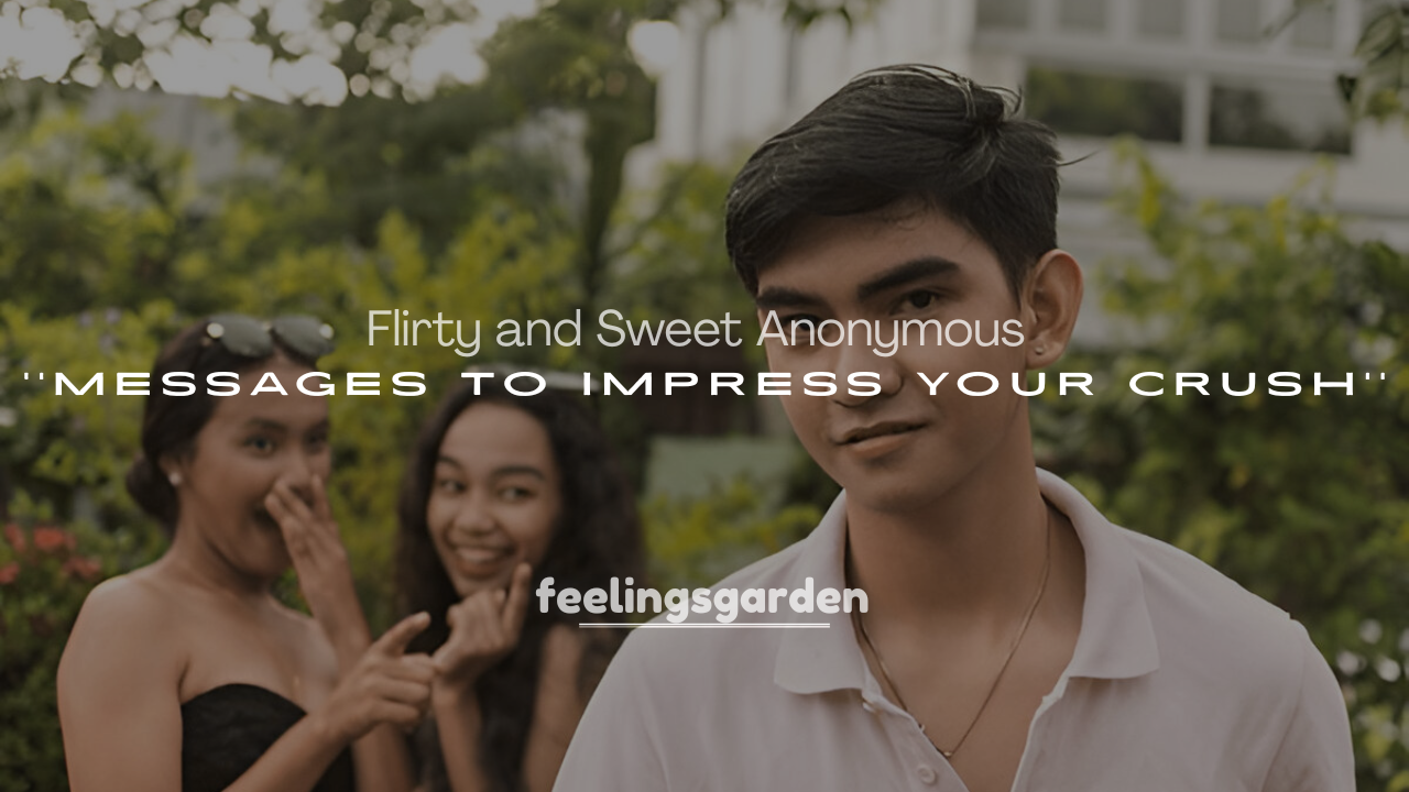 250+ Flirty and Sweet Anonymous Messages to Impress Your Crush