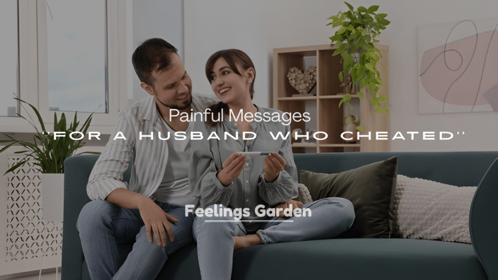 250+ Short Painful Messages for a Husband Who Cheated