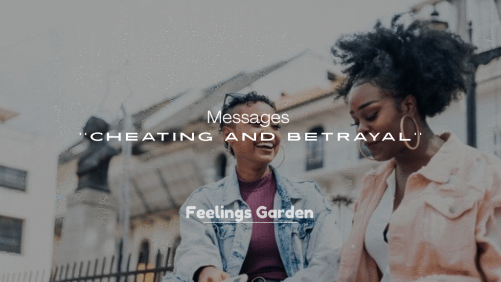 Messages About Cheating and Betrayal