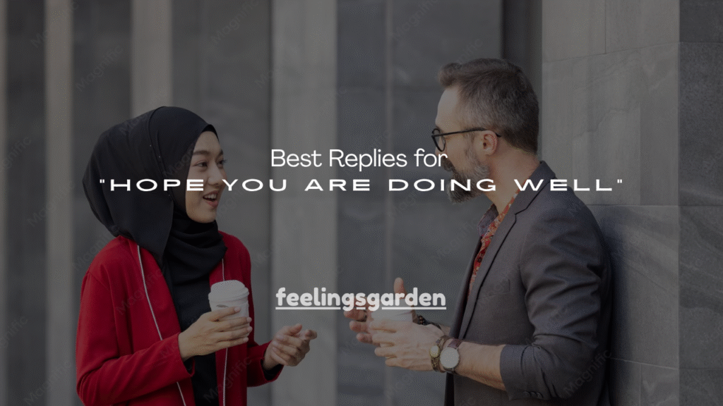 Best Replies for “Hope You Are Doing Well”