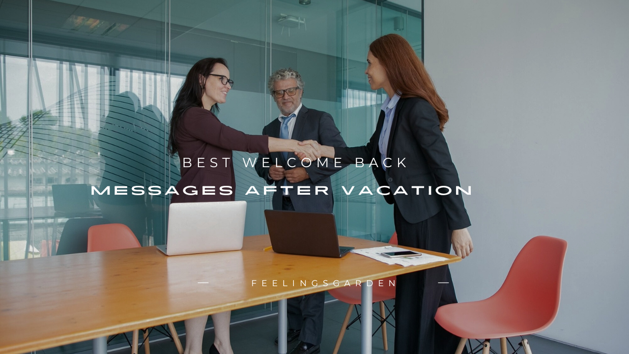 160+ Best Welcome Back Messages After Vacation